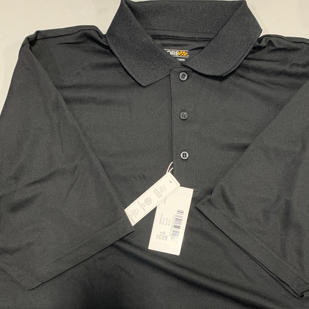 Men's Classic Black Polo